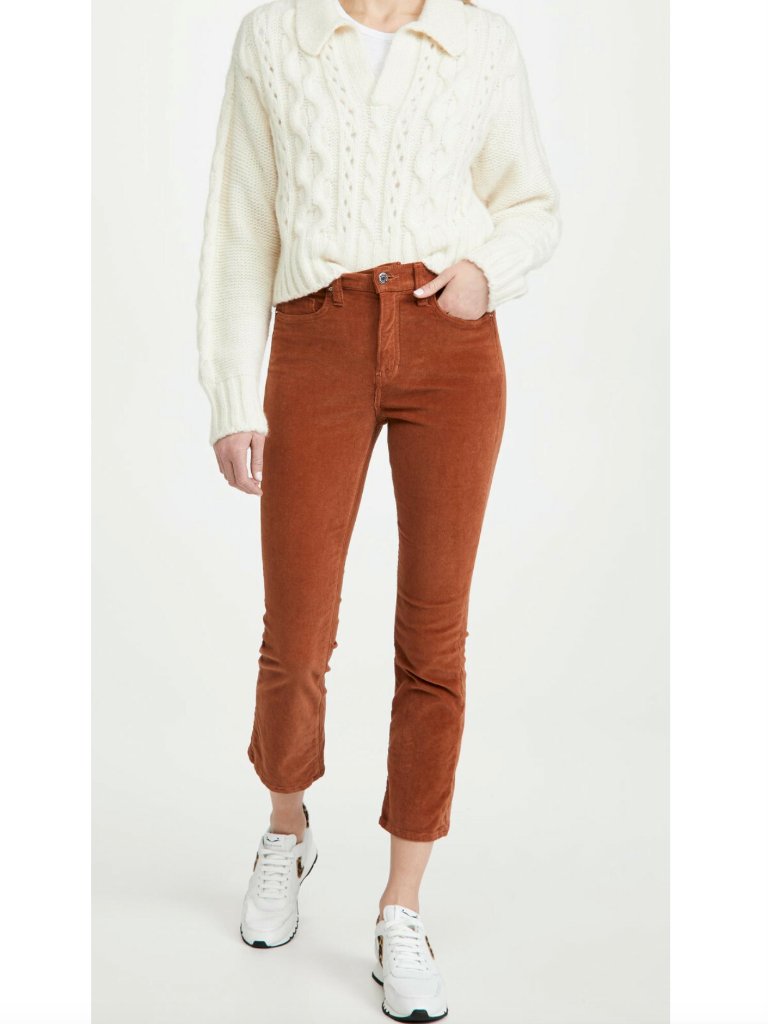 Veronica Beard Carly Kick Flare Jeans In Clay